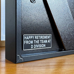 BRITISH POLICE Custom Rank Epaulette Presentation Frame